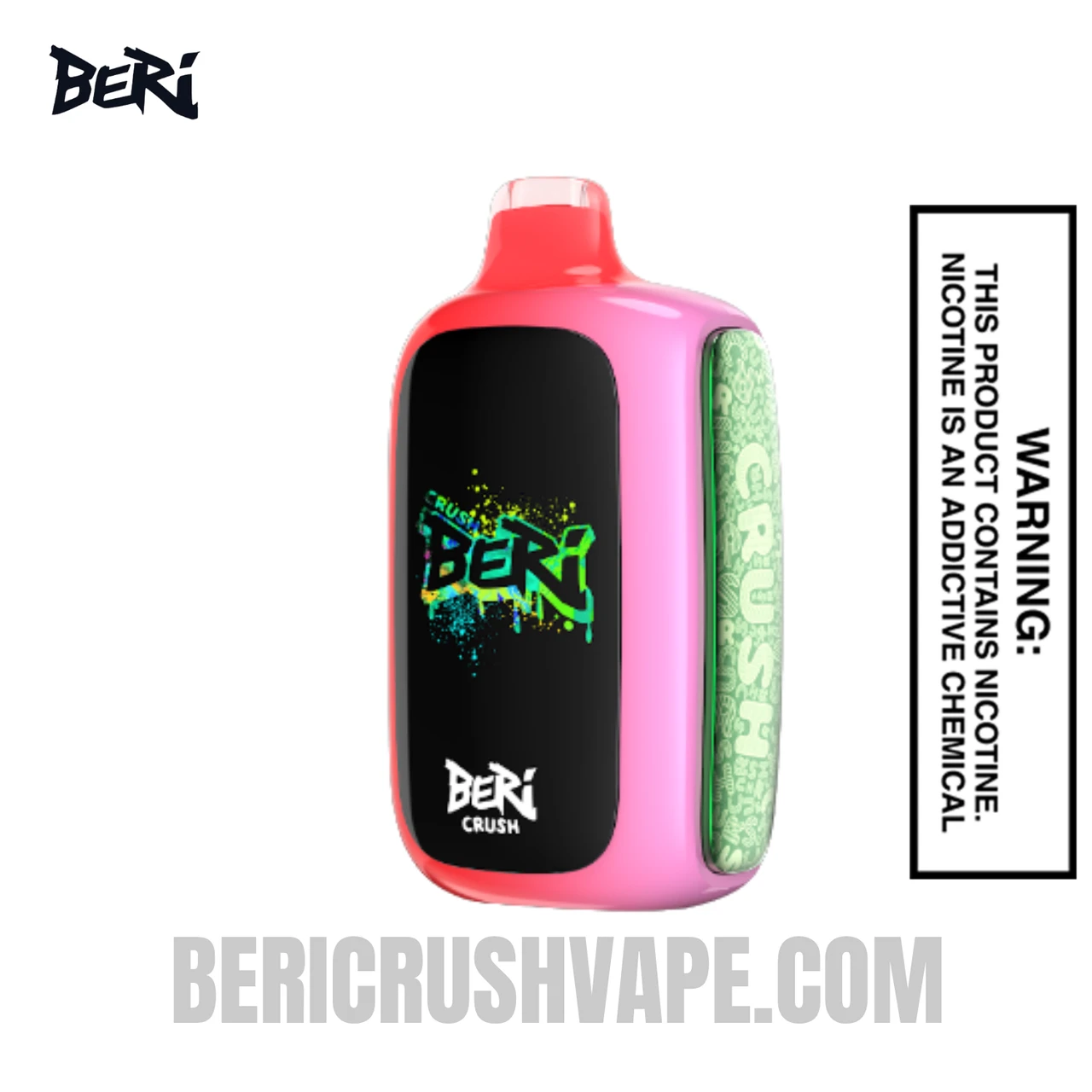 Strawberry Watermelon Beri Crush 50K Zero Nicotine Disposable Vape