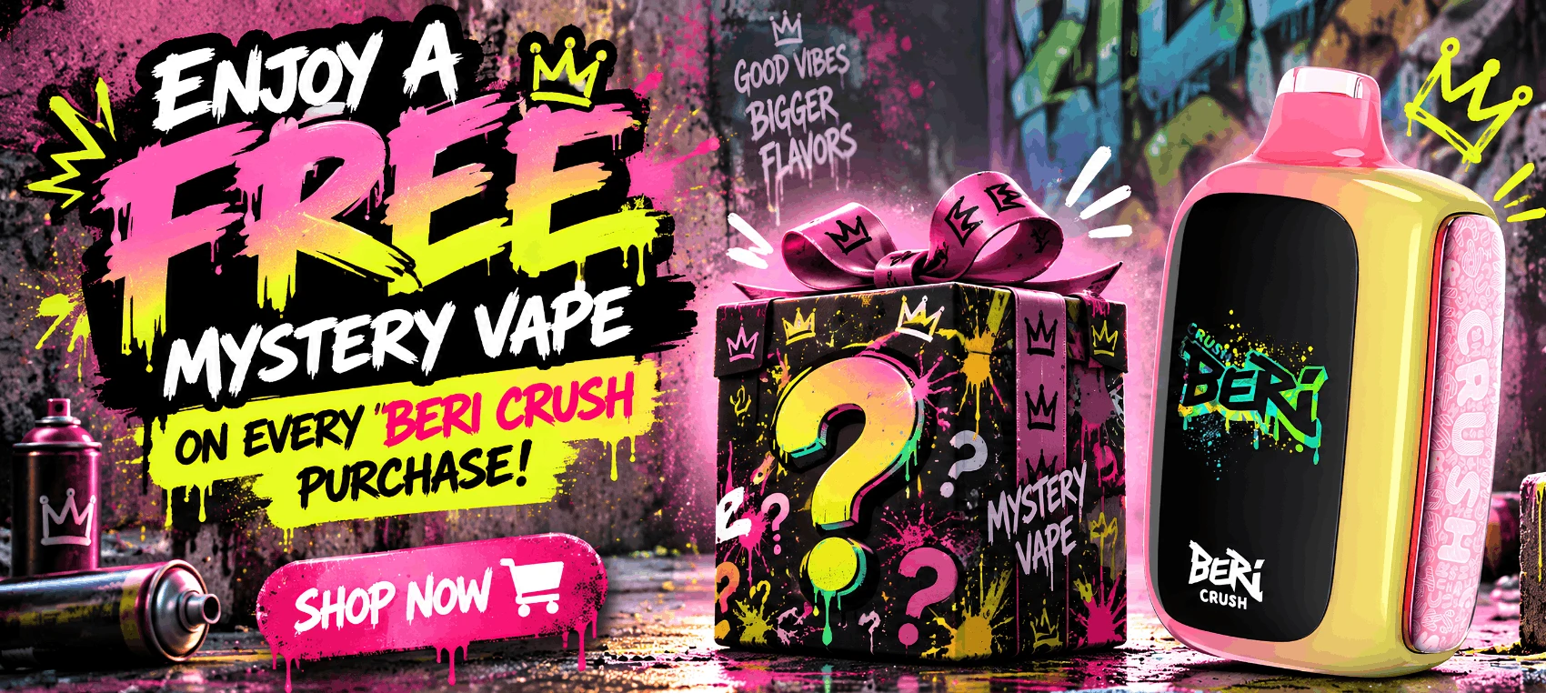 Free Mystery Vape on every purchase