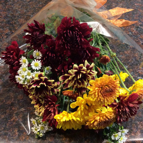 Seasonal Wrapped Bouquet (Autumn)