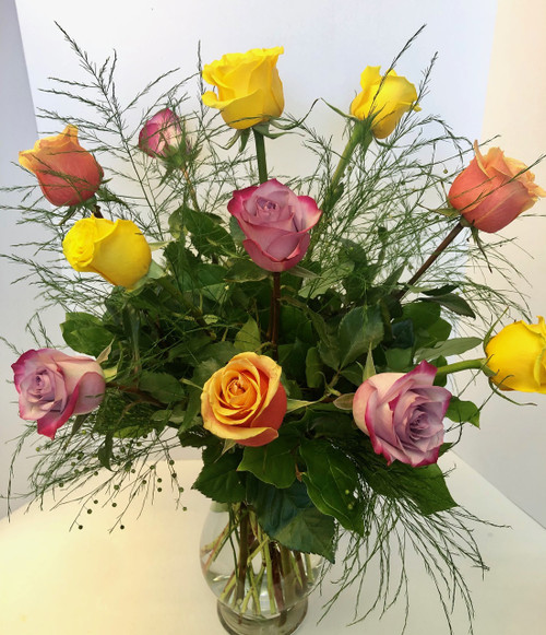 Dozen Mixed Roses