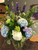 Lavender Blue Funeral Vase