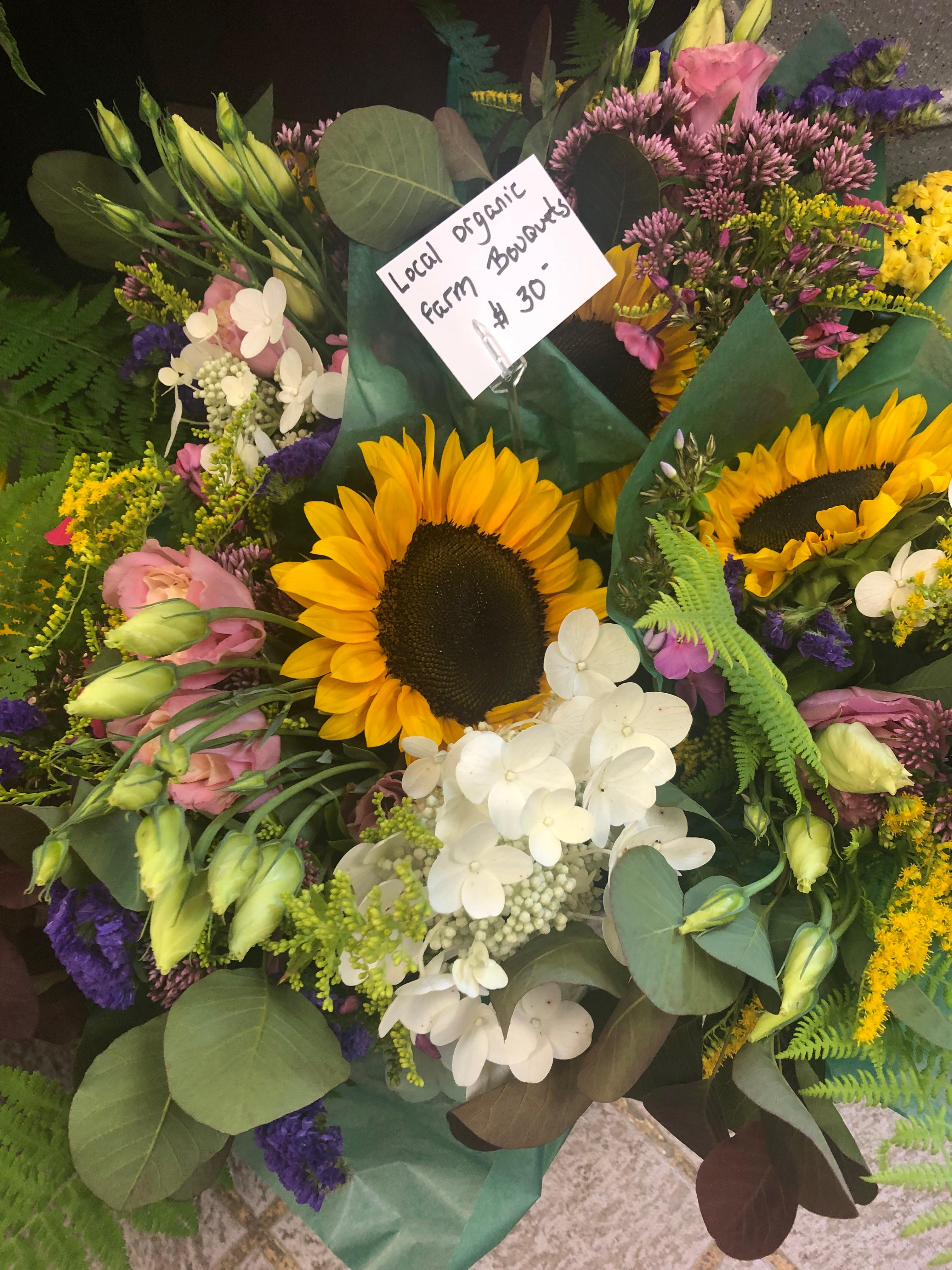 Local Organic Flowers Concord Flower Shop