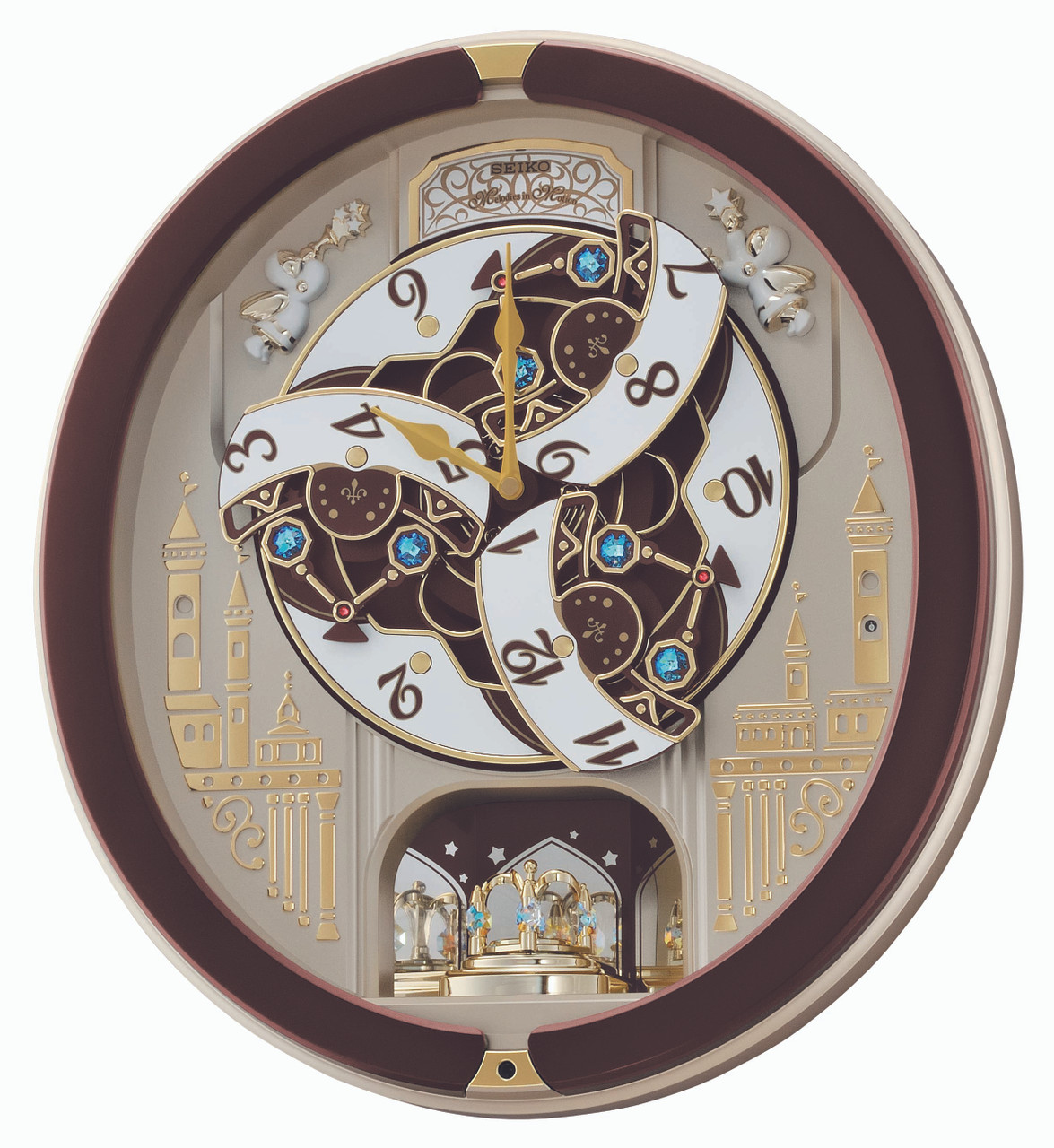 Seiko Musical Melodies in Motion Wall Clock QXM291B RRP £ Now £