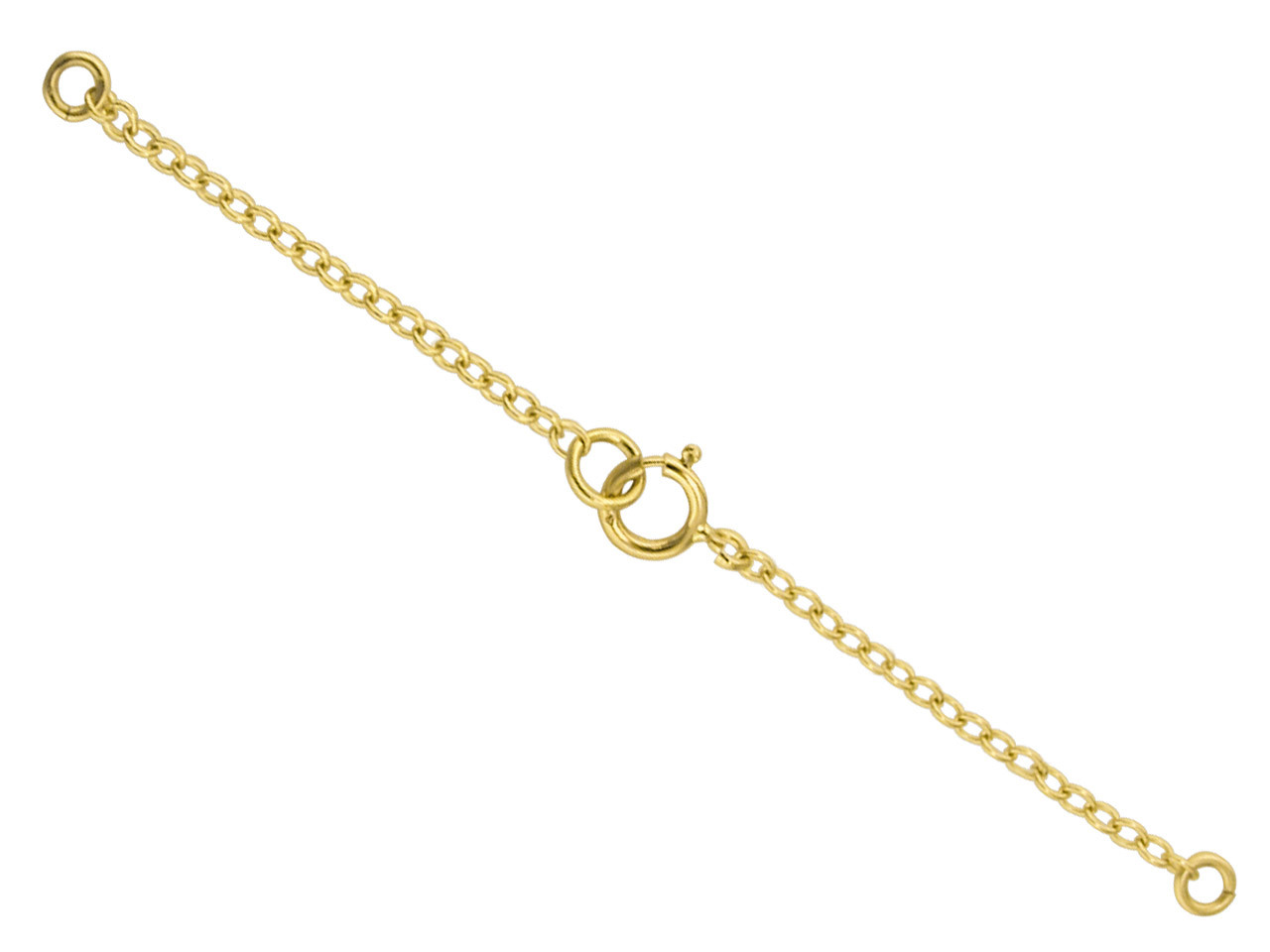 Small Safety Pin Necklace in gold with diamonds