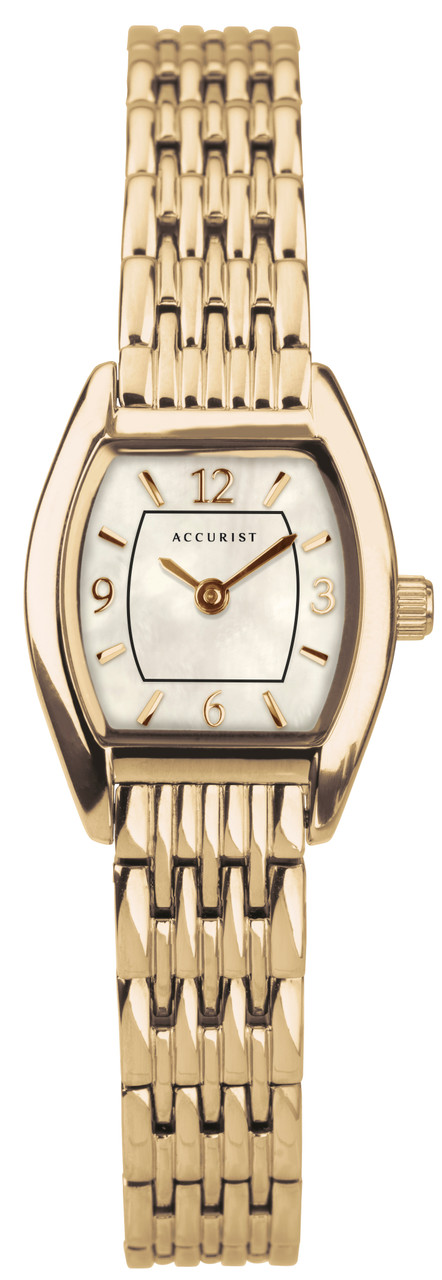 Accurist gold plated ladies clearance watch