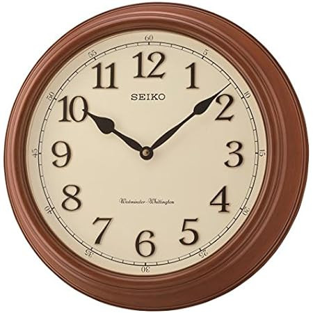 Seiko Westminster/Whittington Chime Wall Clock QXD214B RRP