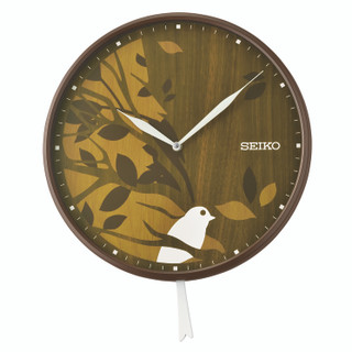 Seiko Swinging Bird Pendulum Clock QXC243B RRP £89.00 Use Code K95T9K2P0GF4 for 11% Discount