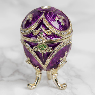 Juliana Treasured Trinkets - Small Purple Egg