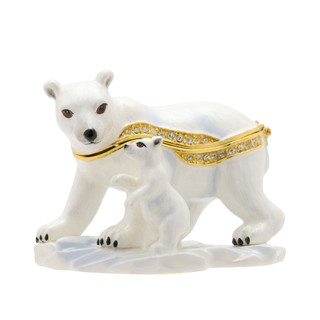 Treasured Trinkets by Juliana - Mother & baby Polar Bear