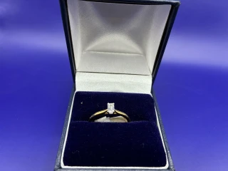 18ct Emerald Cut Diamond Solitaire Ring Now Half price Was £1162.50 Now £581.25