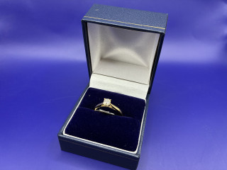18ct Cushion Cut Diamond Solitaire Ring Was £2337.50 Now £1750.00
