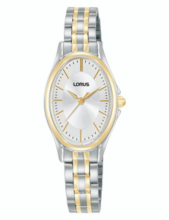 Lorus Ladies Two Tone Oval Dial Bracelet Watch RRX86JX9 RRP £89.99 Use code Y8VS1483B for 20% discount