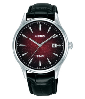 Lorus Gents Red Dial Strap Watch RS901EX9 RRP £79.99 Use code Y8VS1483B for 20% discount