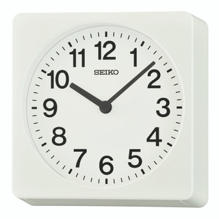 Seiko Metallic White Wall Clock QXA860W RRP £49.99 Use Code K95T9K2P0GF4 for 11% Discount