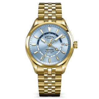 Rotary Gents Seamatic 100 GMT Blue Dial Bracelet Watch RGB10044/57 RRP £299.00 Use code GKNO270OR8ER for 20% Discount