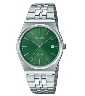 Casio Green Dial Dress Watch MTP-B145D-3AVEF RRP £64.90 Now £51.95