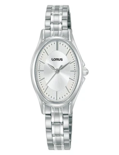 Lorus Ladies Silver Tone Oval Dial Bracelet Watch RRX83JX9 RRP £69.99 Use code Y8VS1483B for 20% discount