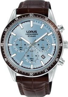 Lorus Gents Sky Blue Chronograph Strap Watch RT351LX9 RRP £99.99 Use code Y8VS1483B for 20% discount