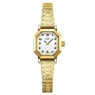 Rotary Ladies Gold Plated Expanding Bracelet Watch LB00764/29 RRP £159.00 Use code GKNO270OR8ER for 20% Discount