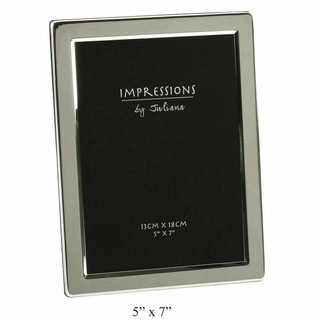 Silver plated Photo Frame Flat Edge - 5" x 7"