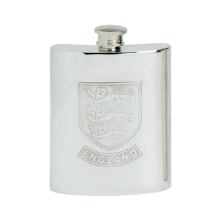 Pewter England Hip Flask 6oz