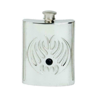 Pewter 6oz Onyx Tribal Hipflask