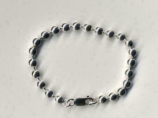 Sterling Silver 4.5mm Ball Chain Bracelet