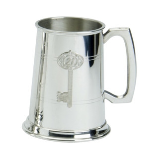 Pewter 1pt "21 Key" Tankard