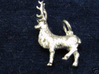 Exmoor Stag Charm In Silver By Thomas James