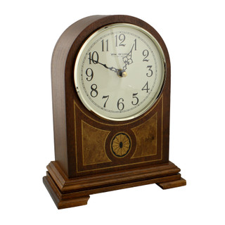 Wm Widdop Wooden Barrister Mantel Clock