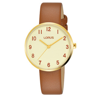 Ladies Soft Champagne Dial Brown Leather Strap Watch RG222SX9 RRP £54.99