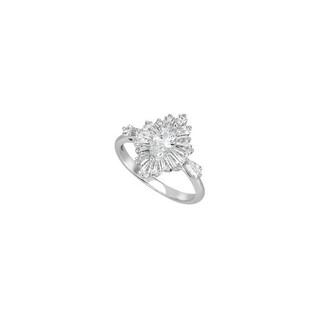 Espree Sterling Silver CZ Fonteyn Ring