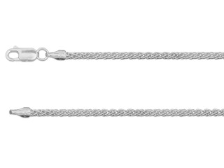 Sterling Silver 2.5mm Spiga Chain