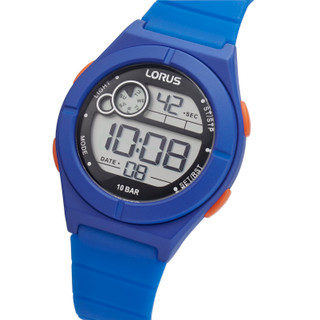 Lorus Digital Blue & Orange Watch R2365NX9 RRP £29.99 Our Price £26.95