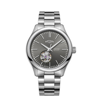 Rotary Oxford Automatic Open Heart Stainless Steel Watch GB05095/74 £238.95