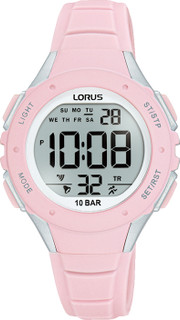 Lorus Digital Pink Watch R2367PX9 RRP £29.99 Use Code IL9881FJ690 For 20% Discount