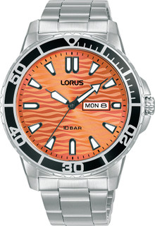 Lorus Gents Sports Bracelet Watch With Orange Dial RH361AX9 RRP £79.99 Use code Y8VS1483B for 20% discount