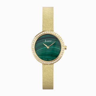 Accurist Ladies Gold Plated Mesh Strap Dress Watch RRP £159.00 Now £126.95