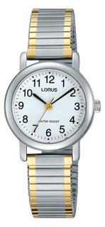 Lorus Ladies Two Tone Expanding Bracelet Watch RRX05HX9 RRP £44.99  Use code Y8VS1483B for 20% discount