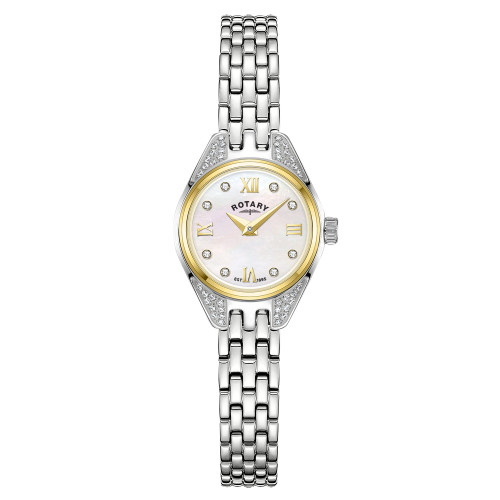 Rotary Ladies Stone Set Cocktail Watch LB05141/94 RRP £189.00 Now £149.95