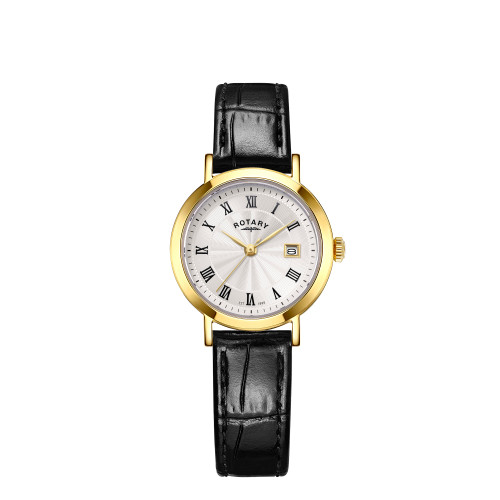 Ladies Rotary Gold Plated Strap Watch LS05423/01 RRP £159.00 Our Price £126.95