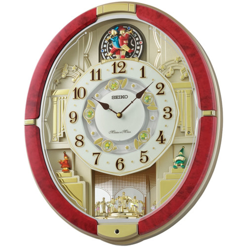 Seiko Melodies in Motion Clock QXM612R RRP £349.00 Use Code K95T9K2P0GF4 for 11% Discount