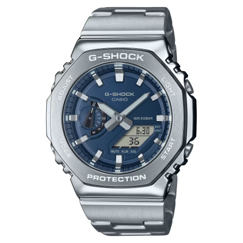 Casio Steel G Shock Watch GM-2110D-2BER RRP £279.00 Now £229.95
