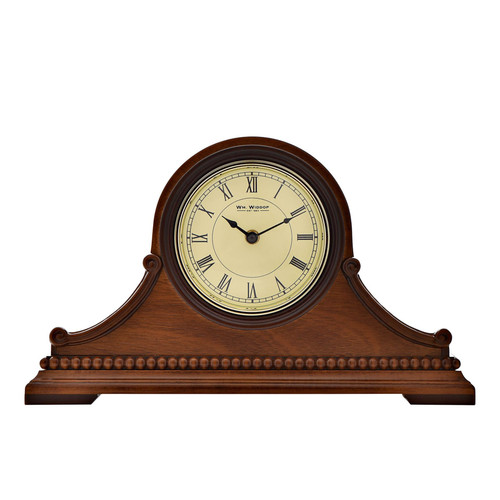 Wm Widdop Napolean Wooden Mantel Clock £89.95