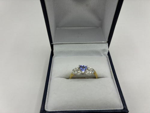 18ct Tanzanite & Diamond Ring was £787.50 Now £590.00