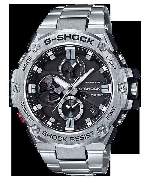 Casio Solar Bluetooth G Steel Watch GST-B1000D-1AER RRP £369.00 Now £294.95