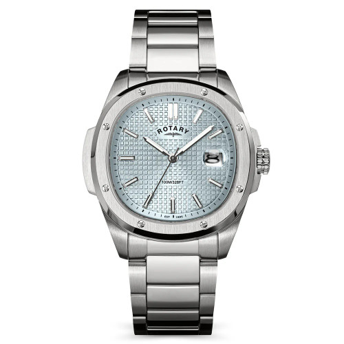 Rotary Apex 100 Blue Dial Bracelet Watch RGB10077/57 RRP £229.00 Use code GKNO270OR8ER for 20% Discount