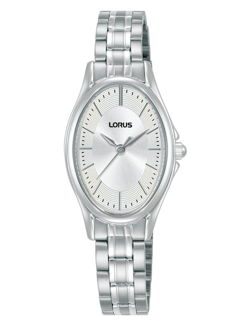 Lorus Ladies Silver Tone Oval Dial Bracelet Watch RRX83JX9 RRP £69.99 Use code Y8VS1483B for 20% discount