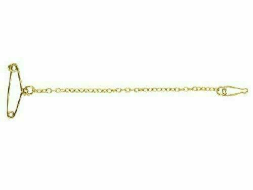 9ct Gold Brooch Safety Chain