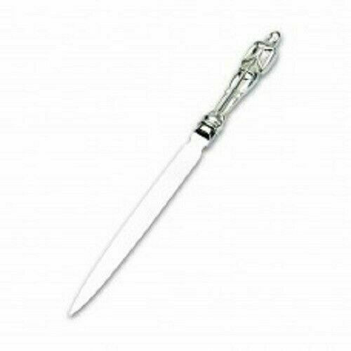 Pewter  Knight Handled Letter Opener Presentation Case